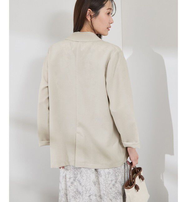 Rope&rsquo;Picnic「【接触冷感・吸水速乾・防シワ】エフォートレスリラックスジャケット/通勤・セットアップ対応」|テーラードジャケット|