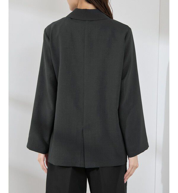 Rope&rsquo;Picnic「【接触冷感・吸水速乾・防シワ】エフォートレスリラックスジャケット/通勤・セットアップ対応」|テーラードジャケット|