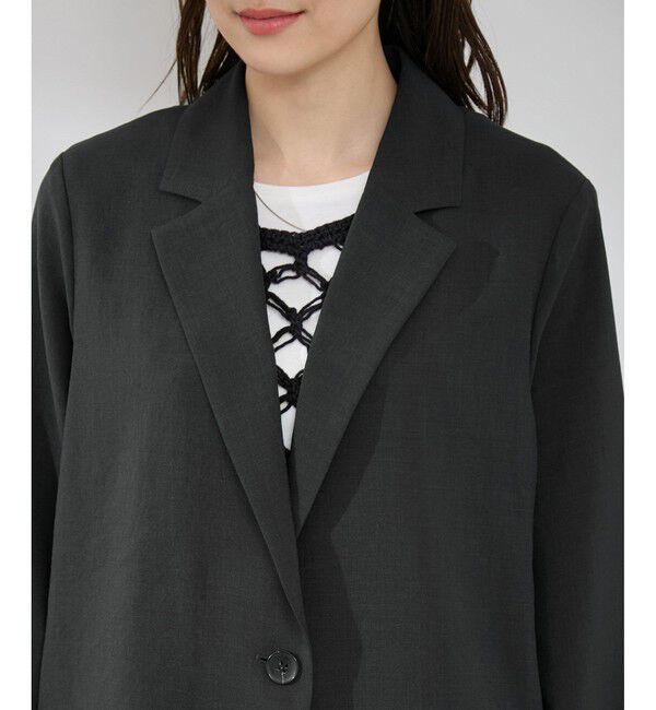 Rope&rsquo;Picnic「【接触冷感・吸水速乾・防シワ】エフォートレスリラックスジャケット/通勤・セットアップ対応」|テーラードジャケット|