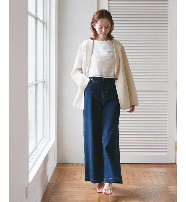 Rope&rsquo;Picnic「【接触冷感・吸水速乾・防シワ】エフォートレスリラックスジャケット/通勤・セットアップ対応」|テーラードジャケット|