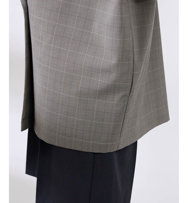 Rope&rsquo;Picnic「【接触冷感・UVカット・速乾】【リネンライク・シリーズ】シアーハーフスリーブジャケット/セットアップ」|テーラードジャケット|