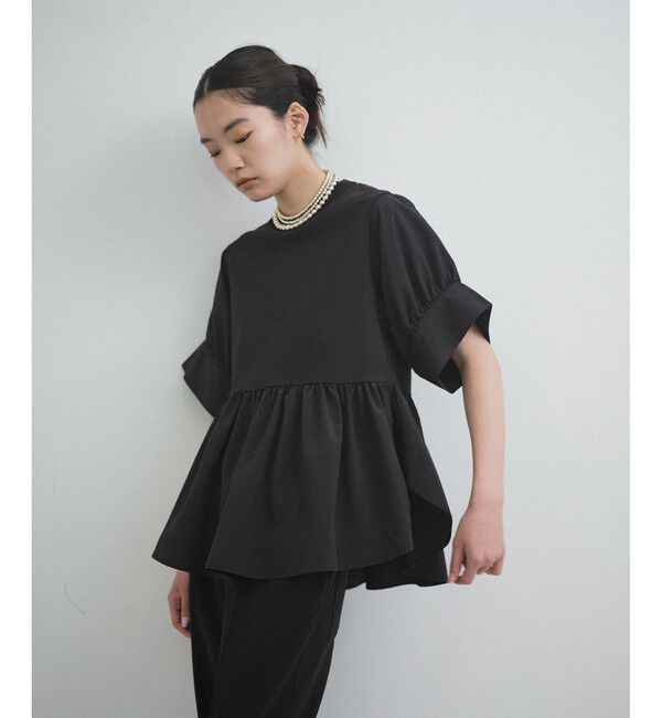 ADAM ET ROPE'「【新色追加】・【サステナブル】バウンスカフスプルオーバー」|Tシャツ・カットソー|