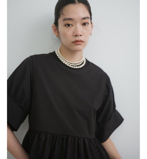 ADAM ET ROPE'「【新色追加】・【サステナブル】バウンスカフスプルオーバー」|Tシャツ・カットソー|