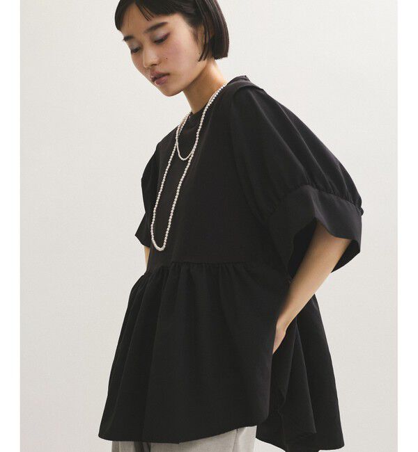 ADAM ET ROPE'「【新色追加】・【サステナブル】バウンスカフスプルオーバー」|Tシャツ・カットソー|