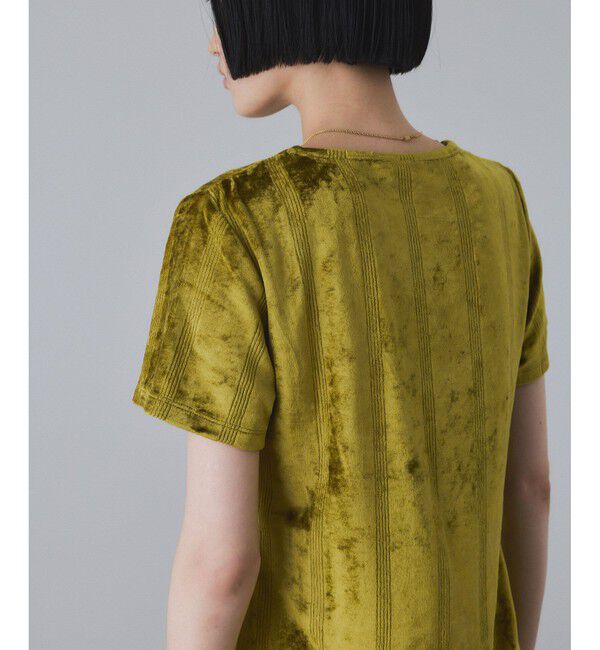 ADAM ET ROPE'「【Miller for ADAM ET ROPE'】別注 ベロアスクエアTee」|Tシャツ・カットソー|