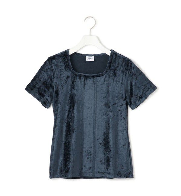ADAM ET ROPE'「【Miller for ADAM ET ROPE'】別注 ベロアスクエアTee」|Tシャツ・カットソー|