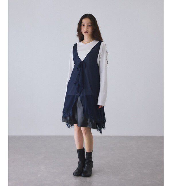 ADAM ET ROPE'「ロングスリーブコットンTシャツ」|Tシャツ・カットソー|