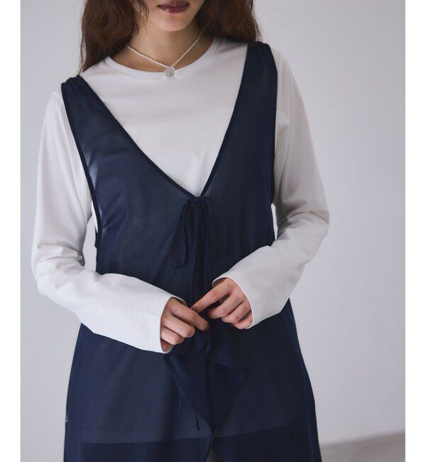 ADAM ET ROPE'「ロングスリーブコットンTシャツ」|Tシャツ・カットソー|