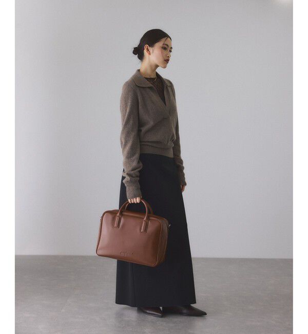 ADAM ET ROPE'「【サステナブル】ロゴボストンビッグバッグ」|ボストンバッグ|