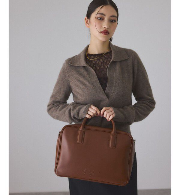 ADAM ET ROPE'「【サステナブル】ロゴボストンビッグバッグ」|ボストンバッグ|