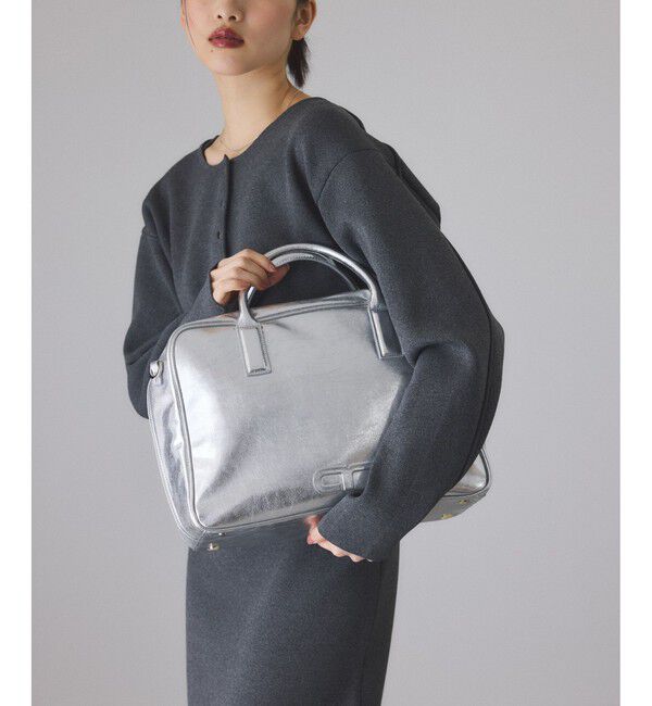 ADAM ET ROPE'「【サステナブル】ロゴボストンビッグバッグ」|ボストンバッグ|