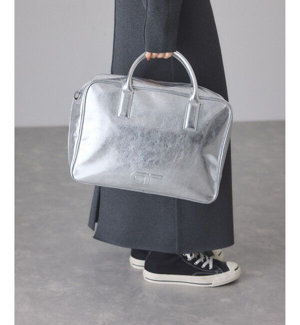 ADAM ET ROPE'「【サステナブル】ロゴボストンビッグバッグ」|ボストンバッグ|