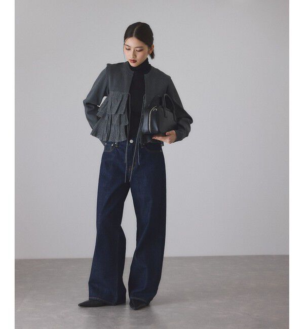 ADAM ET ROPE'「【サステナブル】ロゴスクエアボストンバッグ」|ボストンバッグ|