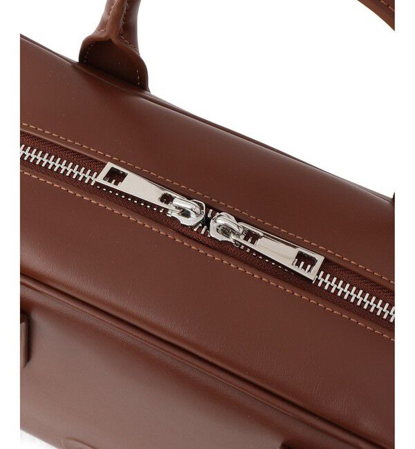 ADAM ET ROPE'「【サステナブル】ロゴスクエアボストンバッグ」|ボストンバッグ|