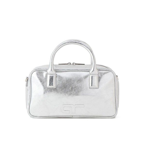 ADAM ET ROPE'「【サステナブル】ロゴスクエアボストンバッグ」|ボストンバッグ|