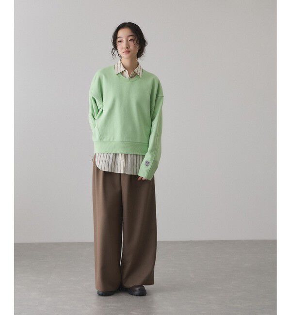 ADAM ET ROPE'「ガチャベルト付2タックスラックス」|スラックス|