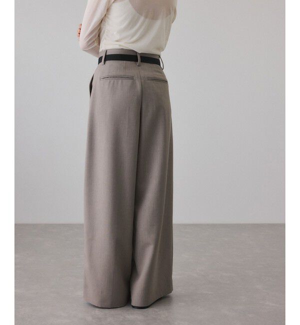 ADAM ET ROPE'「ガチャベルト付2タックスラックス」|スラックス|