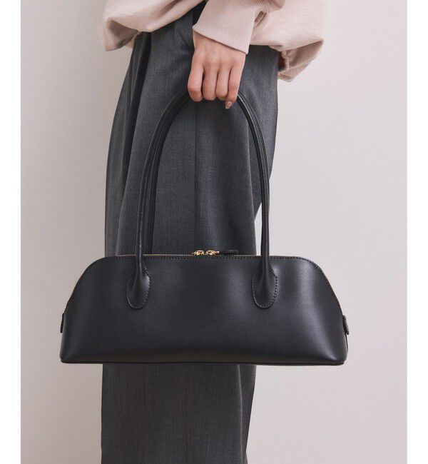 ADAM ET ROPE'「スプリットレザーラウンドボストン」|ボストンバッグ|