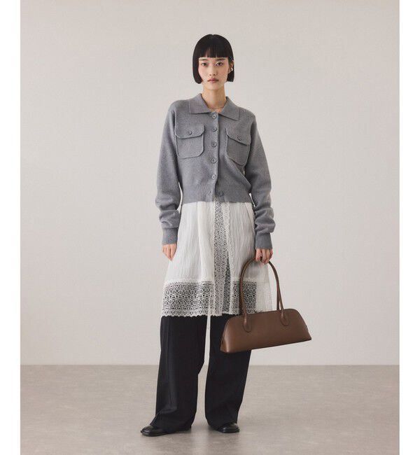 ADAM ET ROPE'「スプリットレザーラウンドボストン」|ボストンバッグ|