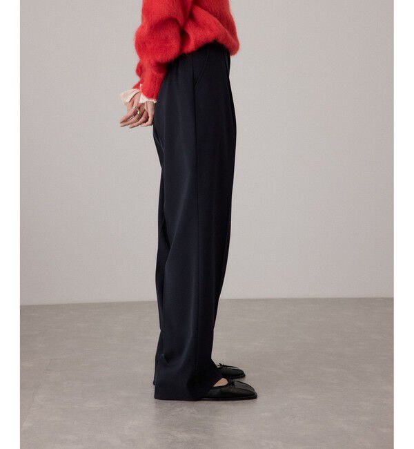 ADAM ET ROPE'「センタープレスストレートパンツ/UVカット」|スラックス|