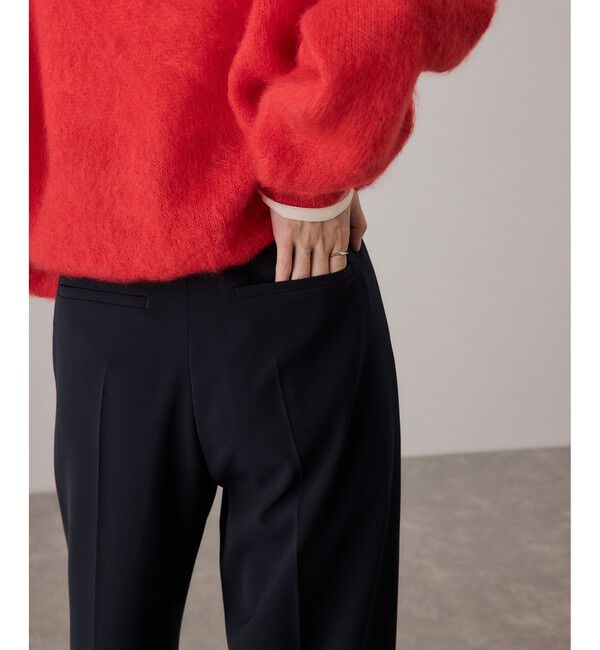 ADAM ET ROPE'「センタープレスストレートパンツ/UVカット」|スラックス|