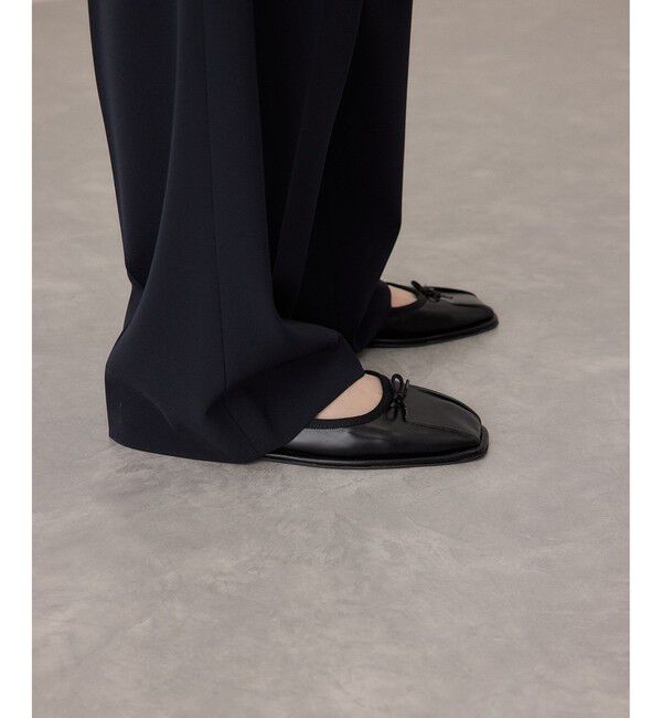 ADAM ET ROPE'「センタープレスストレートパンツ/UVカット」|スラックス|