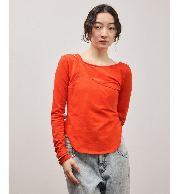 ADAM ET ROPE'「ワンショルダートップス」|Tシャツ・カットソー|