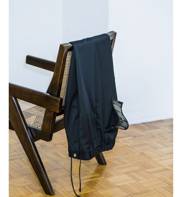 ADAM ET ROPE'「【NIKKE】ワイド イージー デニム スラックス / ADAM ET ROPE' JEANS -GRID-」|スラックス|ブラック(01)