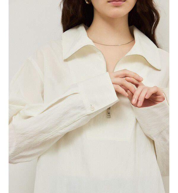 ADAM ET ROPE'「ハーフZIPシャツ」|Tシャツ・カットソー|