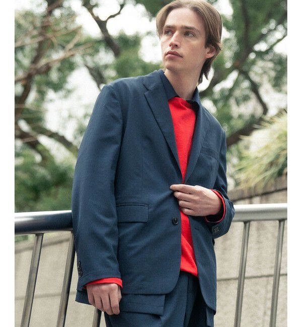 ADAM ET ROPE'「COVEROSS  テーラードジャケット&times;イージースラックス セットアップ」|スーツ|