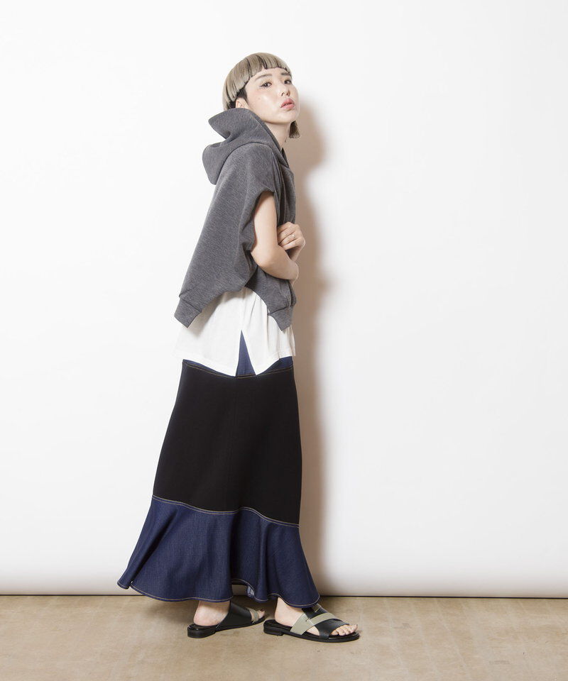  「切替フレアースカート」|フレア|