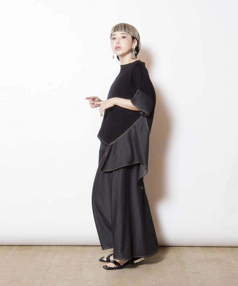  「切替フレアースカート」|フレア|