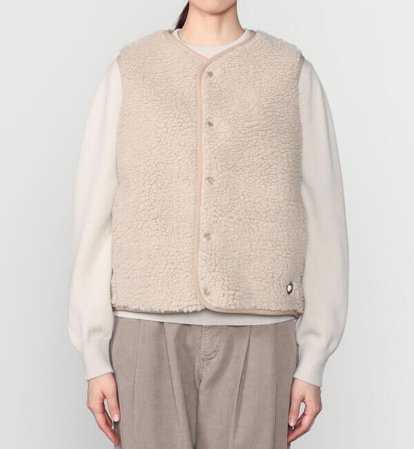 ORCIVAL | ボアフリース ノーカラーベスト WOMEN（ORCIVAL）｜ルミネの