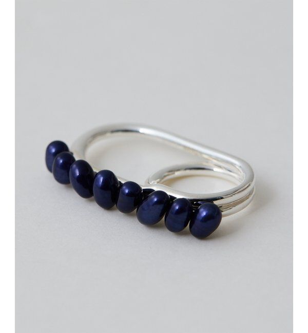 Hoaw.「【Hoaw.】Pearl double ring」|リング|