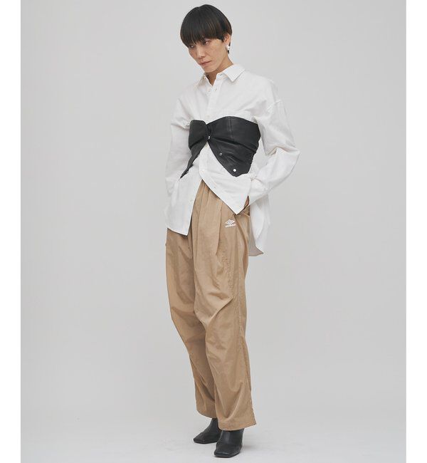  「【umbro&times;Whim Gazette】 トラックパンツ」|チノ|