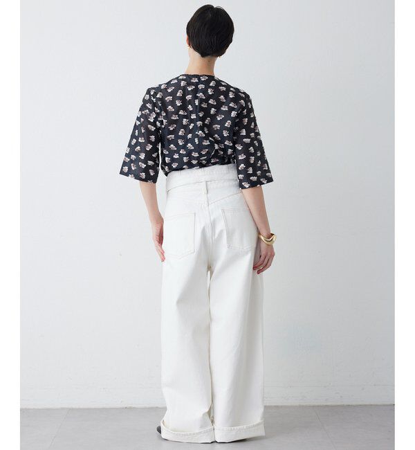 THE PAUSE「【THE PAUSE】フラワージャガードブラウス」|シャツ・ブラウス|