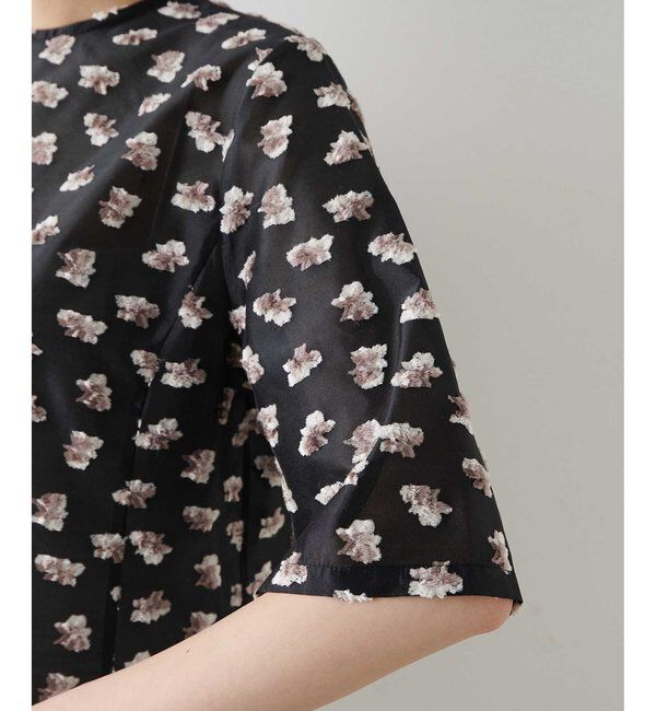 THE PAUSE「【THE PAUSE】フラワージャガードブラウス」|シャツ・ブラウス|