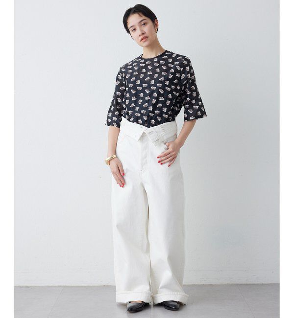 THE PAUSE「【THE PAUSE】フラワージャガードブラウス」|シャツ・ブラウス|