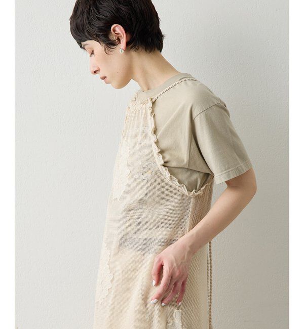 「メッシュレースワンピース」|ワンピース|