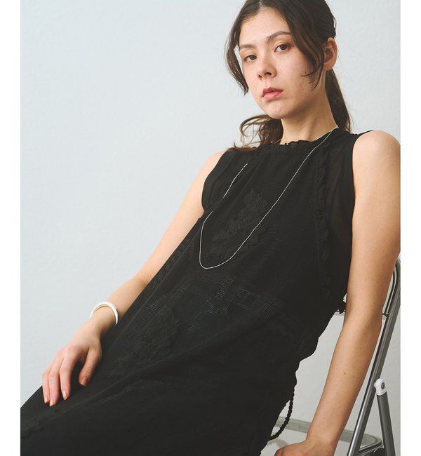  「メッシュレースワンピース」|ワンピース|