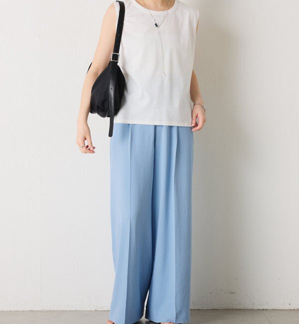  「ジャージワイドパンツ」|チノ|