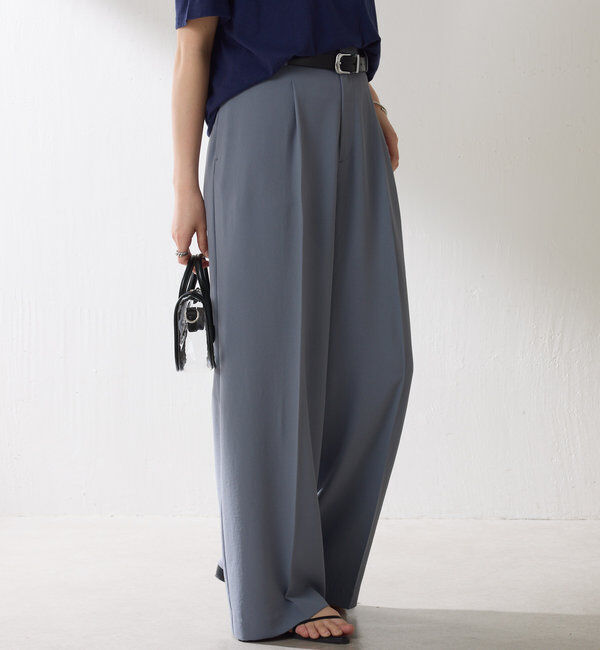  「ジャージワイドパンツ」|チノ|