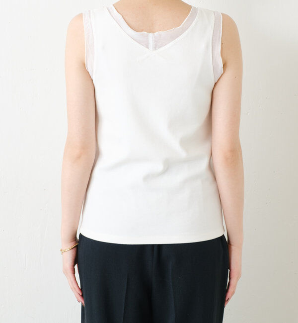  「Vネックタンクトップ」|Tシャツ・カットソー|