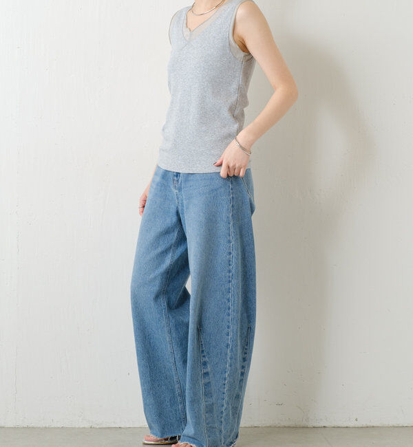  「Vネックタンクトップ」|Tシャツ・カットソー|