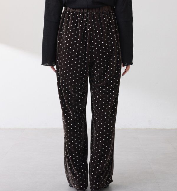  「	グリッタードットベロアキャミセットアップ」|ワンピース|