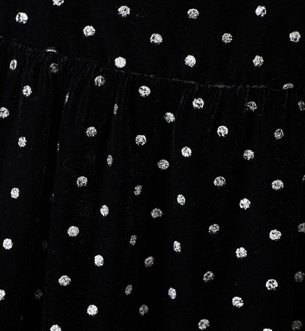  「	グリッタードットベロアキャミセットアップ」|ワンピース|