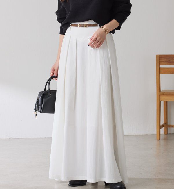  「ボリュームフレアスカート」|スカート|