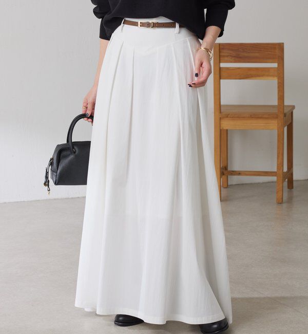  「ボリュームフレアスカート」|スカート|