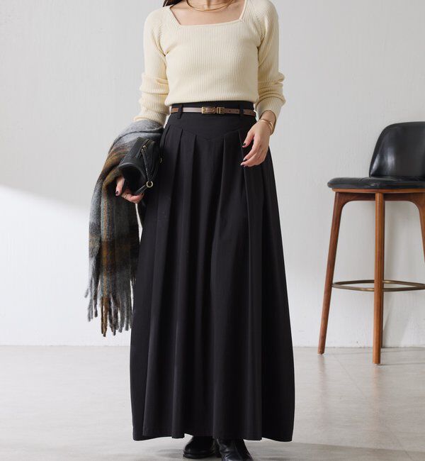 「ボリュームフレアスカート」|スカート|