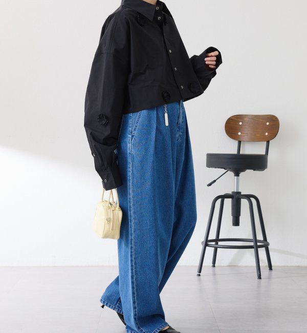  「フラワーモチーフシャツ」|シャツ・ブラウス|